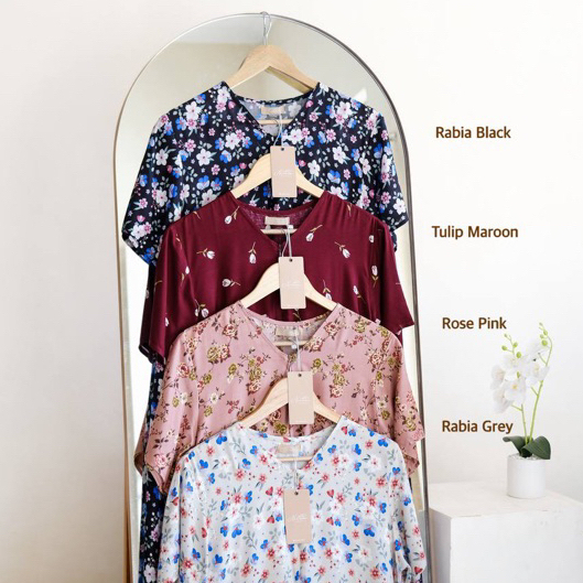 [Vol. 2] Hana Homedress Nilam Daster Panjang Dress Katun Rayon Premium by Nilam Indonesia