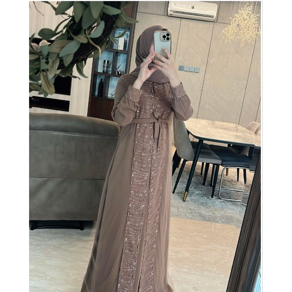 Sabrinaa bead Dress Original    /  Gamis sabrina Original Kaleela  / Dress sabrinaa Kaleela original