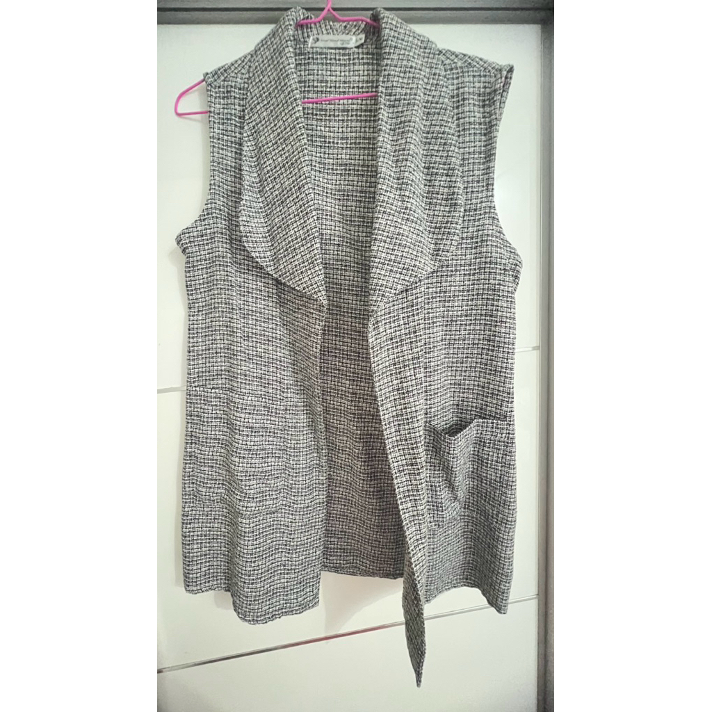 Preloved outer wanita tweed outer kerja outer main