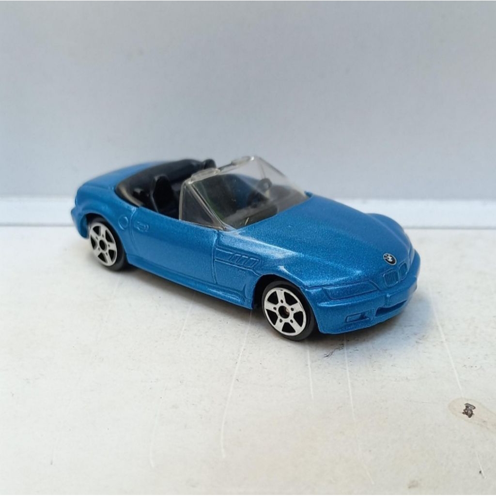 maisto bmw z3 blue loose diecast 1/64 (t)