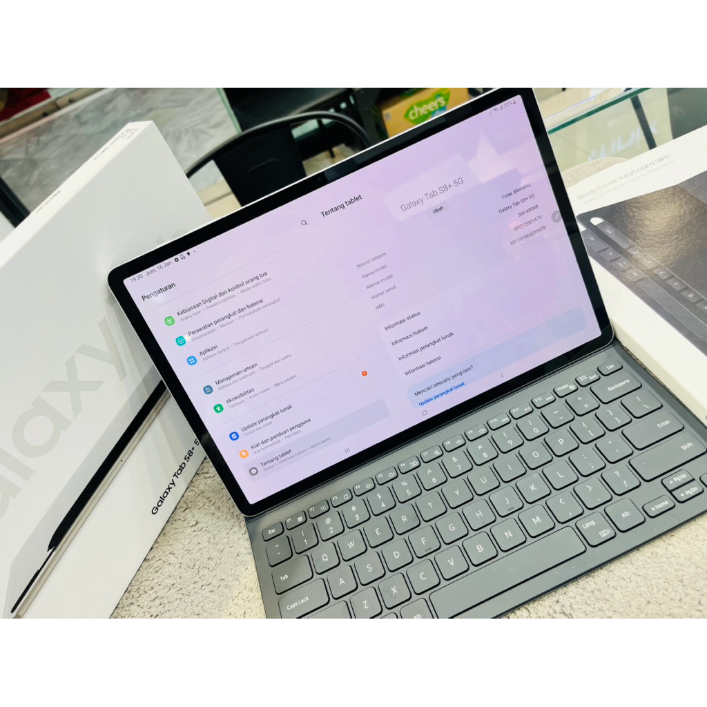 Samsung tab s8+ 5G Ram 8/256gb