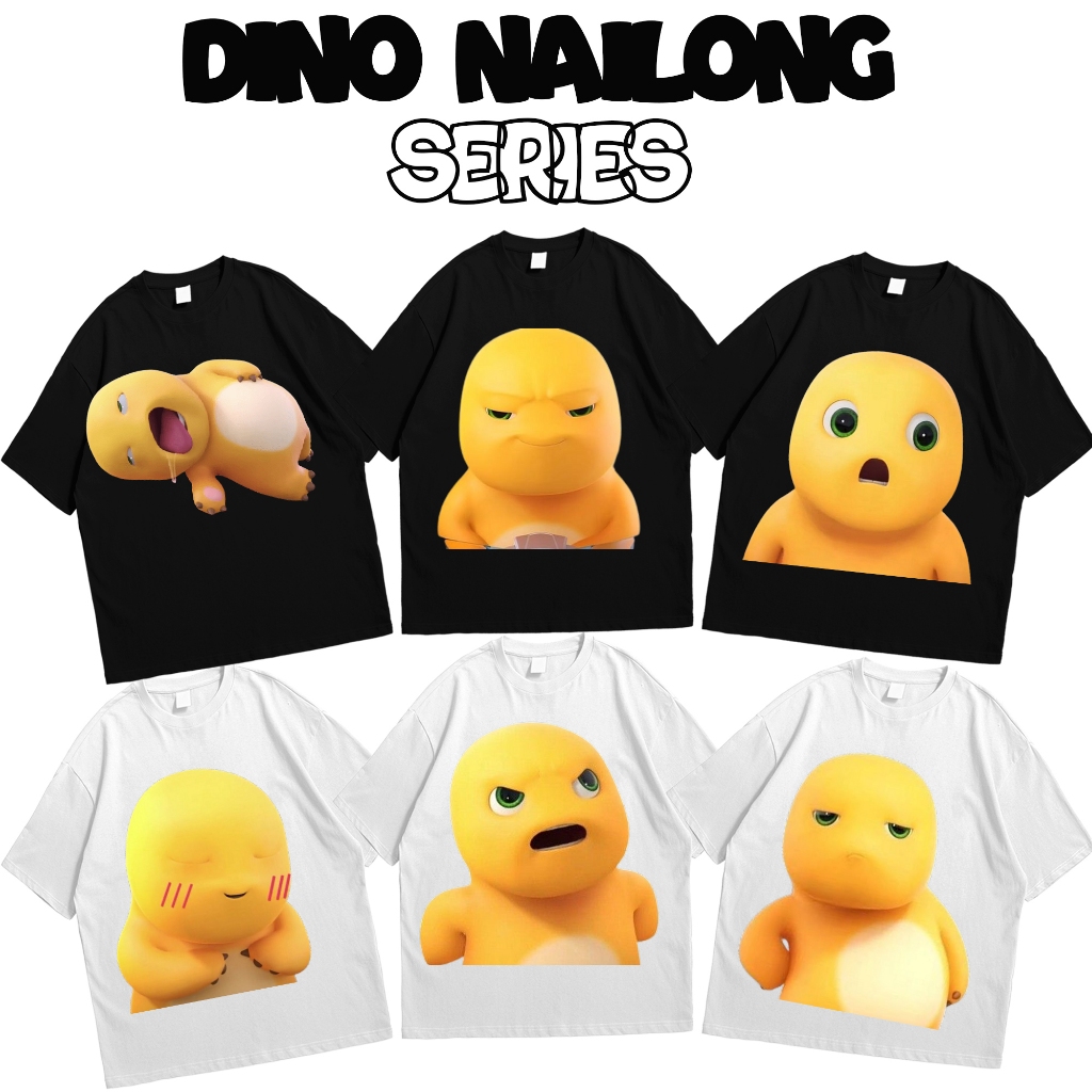 Kaos DINO NAILONG - Dino Nailong Lucu - Kaos Dino Kuning - Dino Kuning Terbaru Bisa Cod