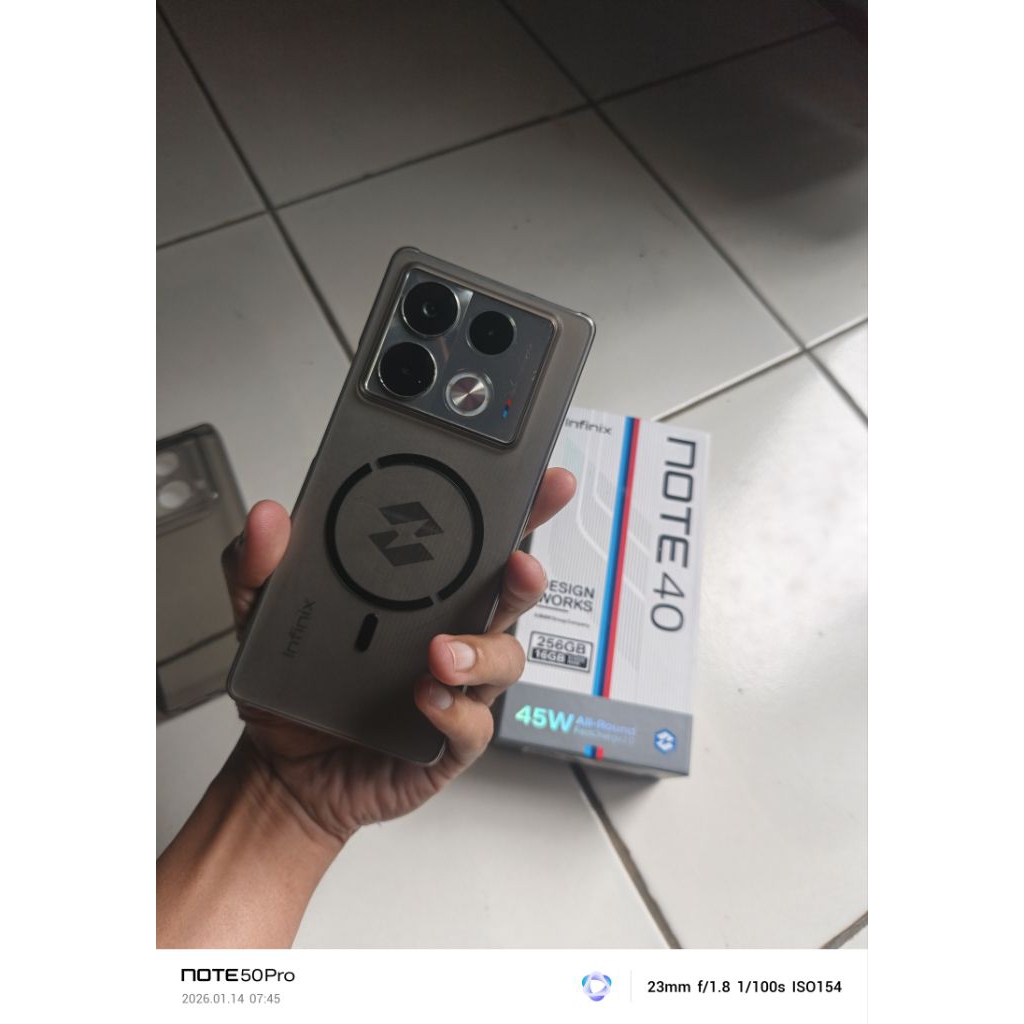 Infinix note 40 BMW edition second