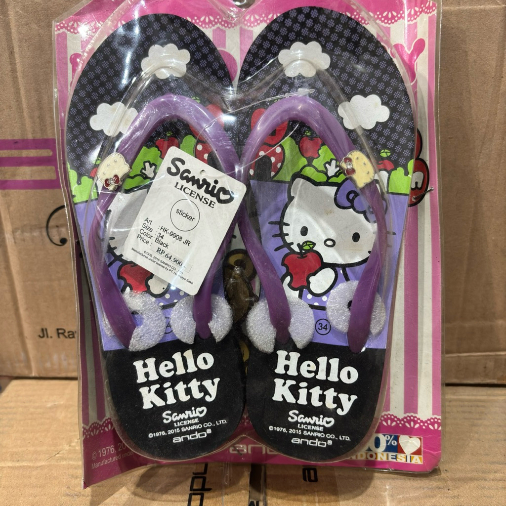 [PROMO HARGA SPESIAL] Part 1 Sandal Jepit Ando Wedges Anak Perempuan (28-35)