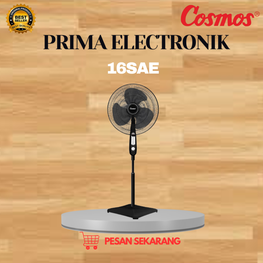 KIPAS ANGIN COSMOS 16SAE Stand Fan 16Inch/16SAE/16 SAE/16-SAE/STAND FAN 16"/ORIGINAL COSMOS/GARANSI