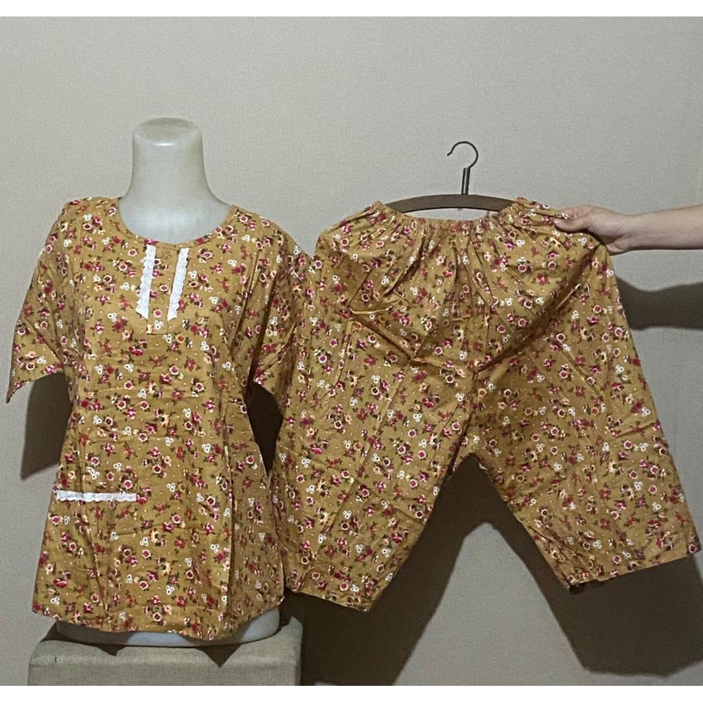 Stelan baju tidur Hoki cpdk jumbo XXL, standar / piyama cp tidur katun dewasa standar