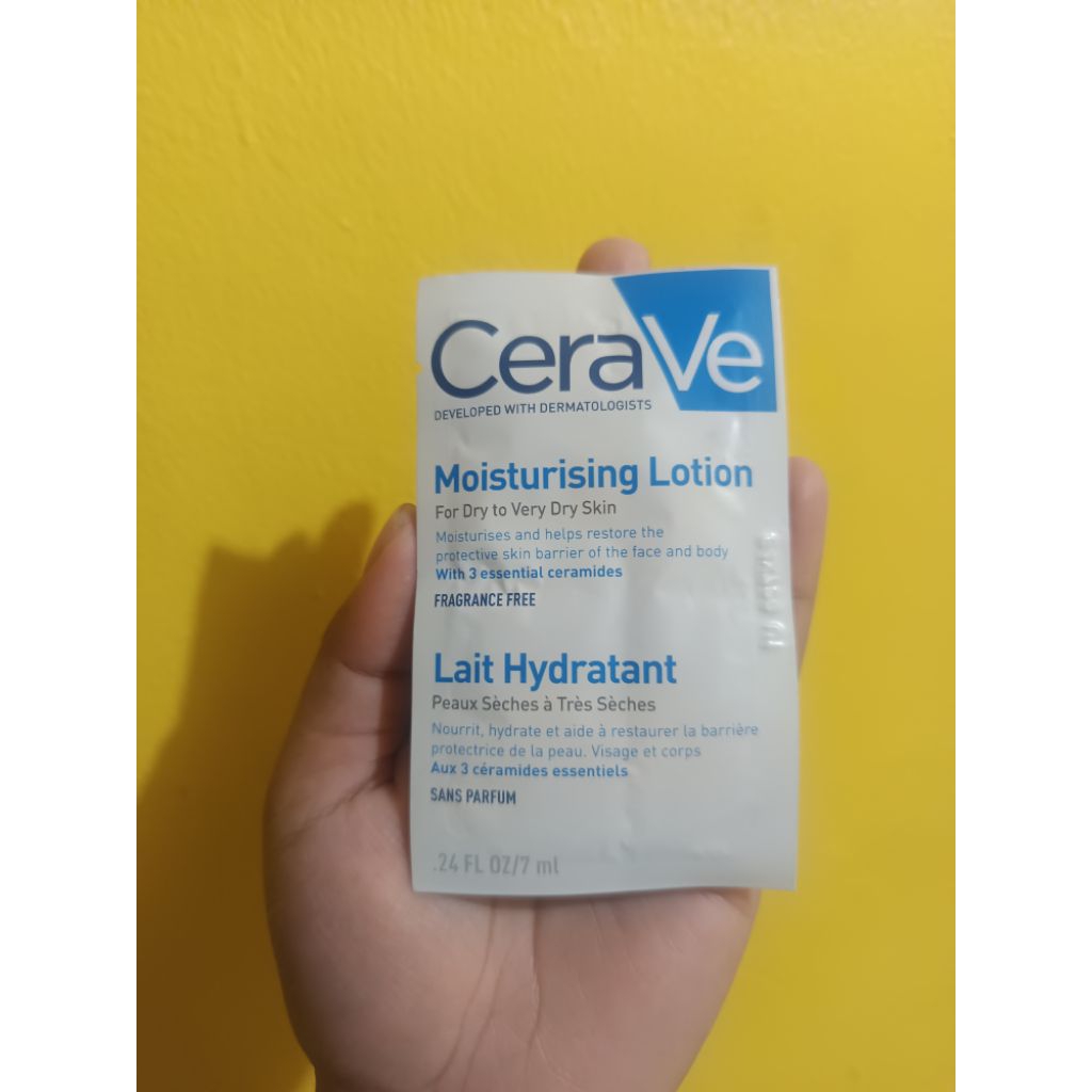 CeraV Moisturising Lotion 7ml For Dry to Very Dry skin
