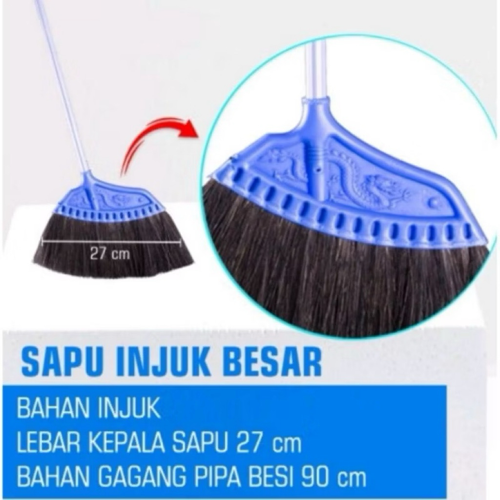 DRAGON sapu ijuk DRAGON Lantai sapu ijuk hitam DRAGON