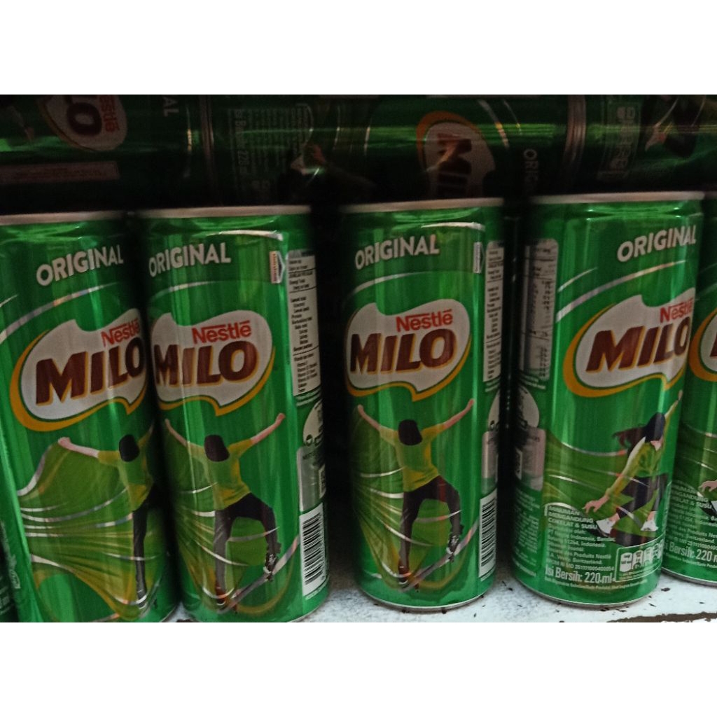 milo original coklat kaleng 220ml