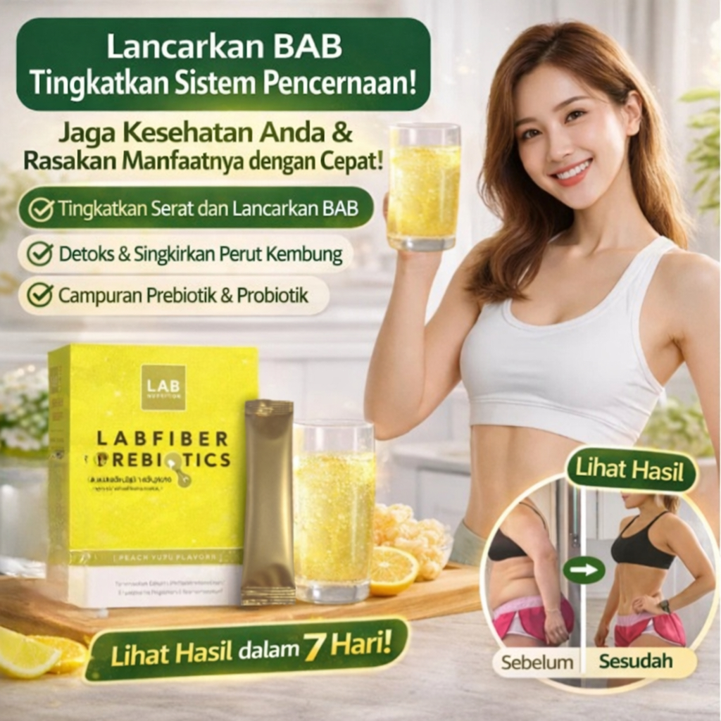 NEW - [1 Miliar Probiotik] 3 In 1 Suplemen Sehat Usus/Tas Prebiotik usus seimbang/bubuk prebiotik pr