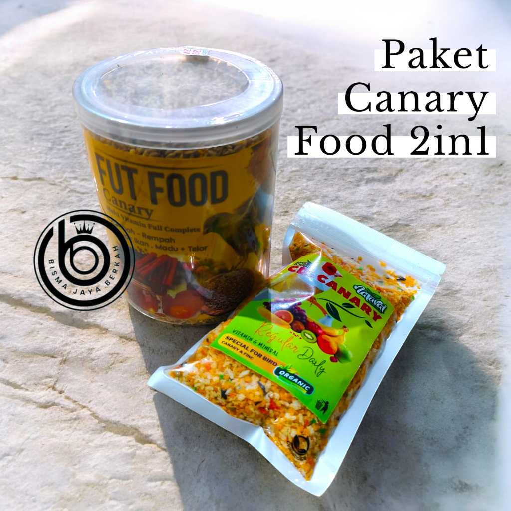 PAKET KENARI 2IN1 FUT FOOD CANARY PLUS CD CANARY
