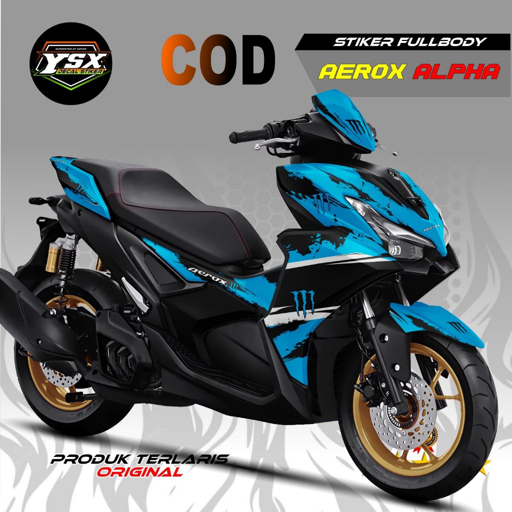 Decal Sticker Fullbody Aerox Alpha Monster 2