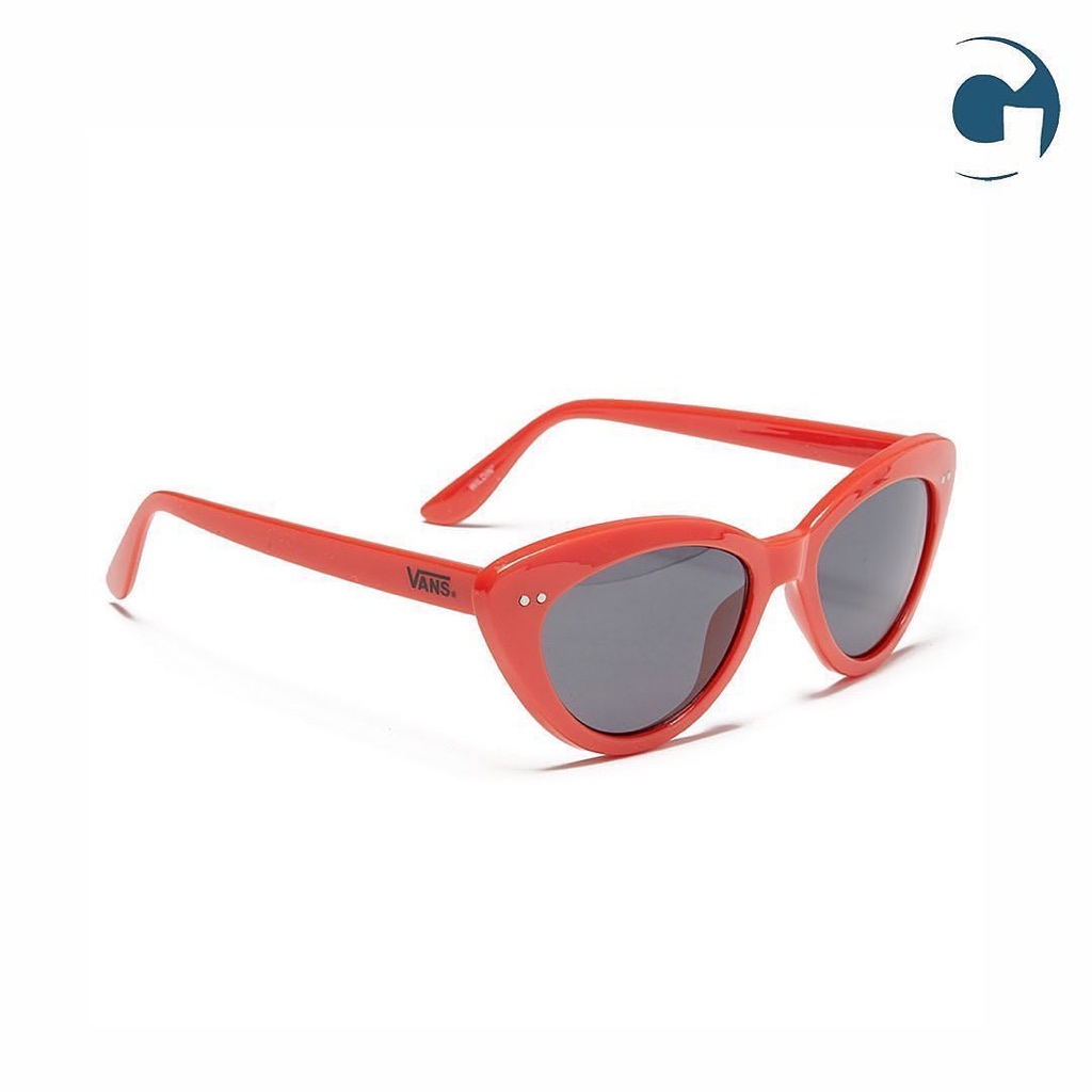 Vans, Wildin Poppy Red & Black Sunglasses