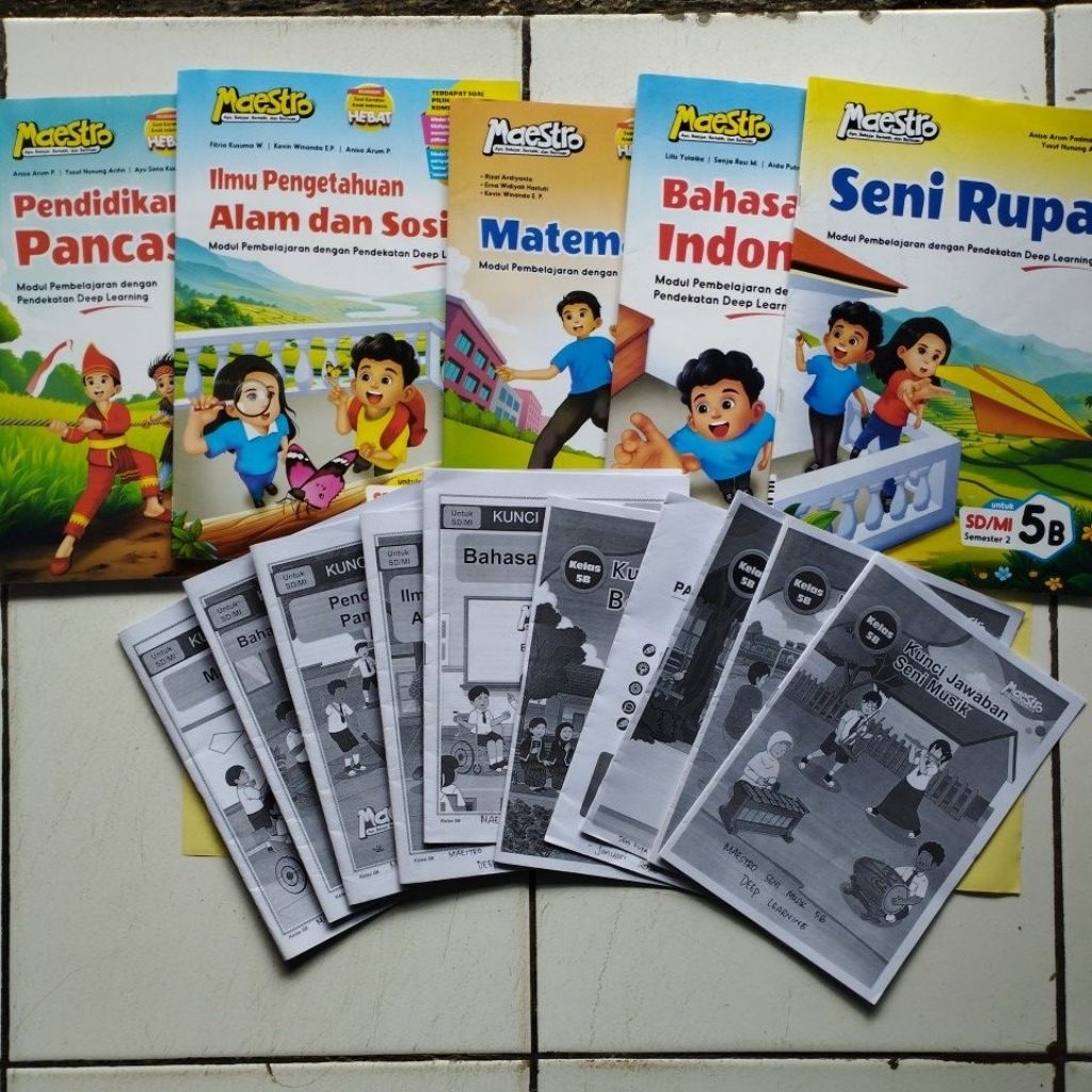 LKS KELAS 5 + KUNCI (SEBAGIAN) MAESTRO
