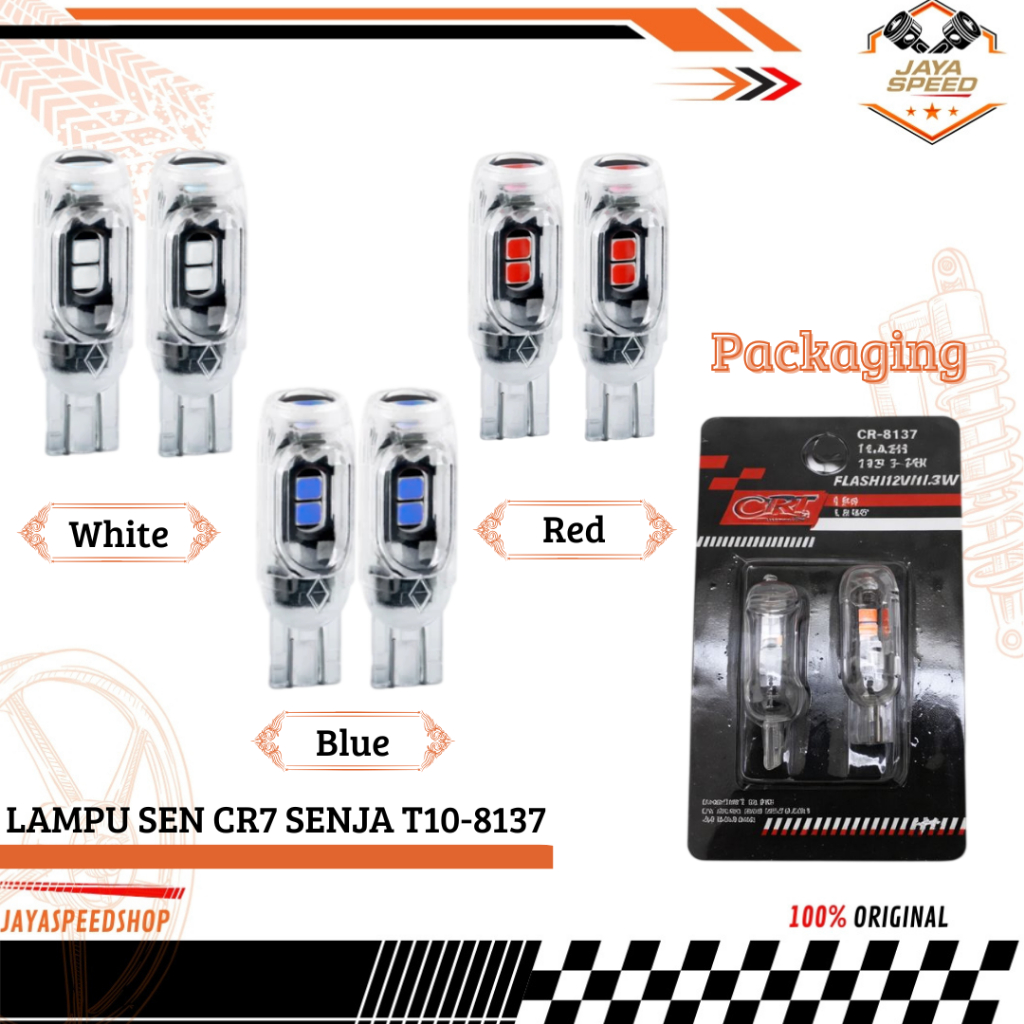 Lampu LED Senja Sein 8137 Socket T10 { 5 LED } Lampu Riting