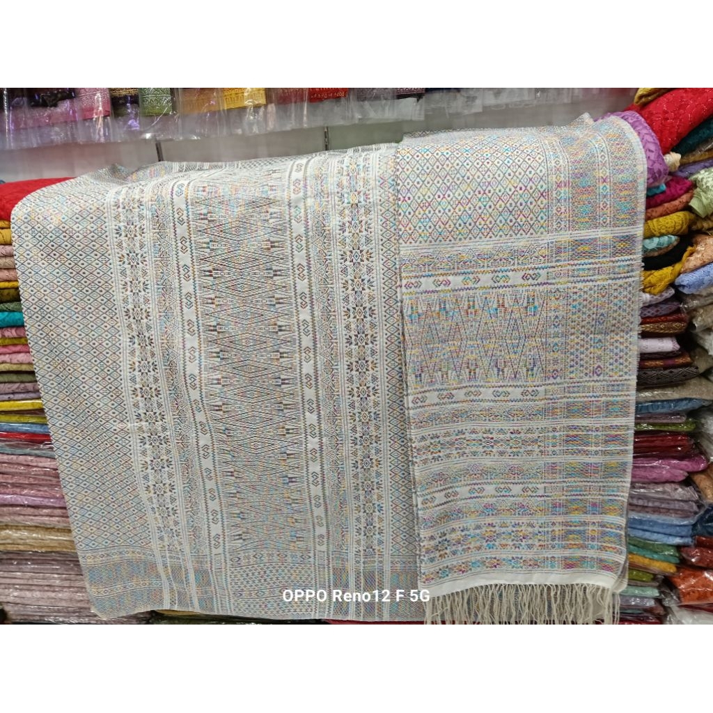 SONGKET TUMTUMAN TTS BENANG KRISTAL.