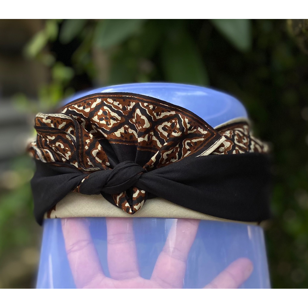 udeng batik semi tulis