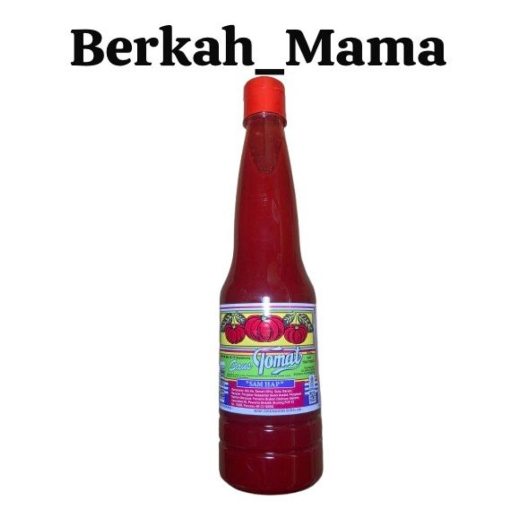 SAM HAP SAOS TOMAT botol plastik 600ml cap 3 tomat Exp. Nov. 2026