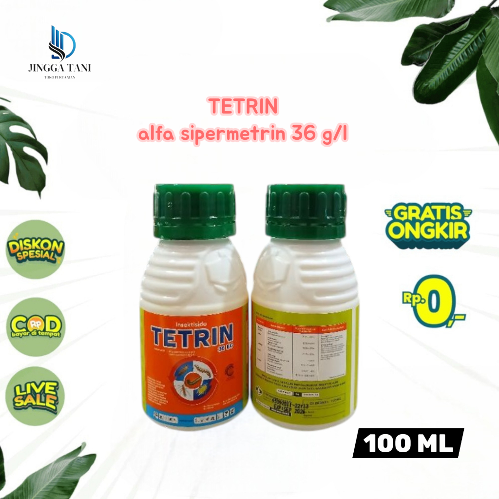 Tetrin 36 EC - 100ml - Insektisida - Alfa Sipermetrin 36 g/l )