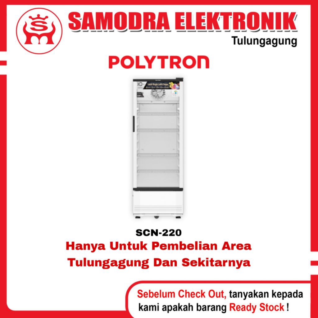 Showcase POLYTRON SCN-220 | Showcase Fastcool 230 Liter Polytron