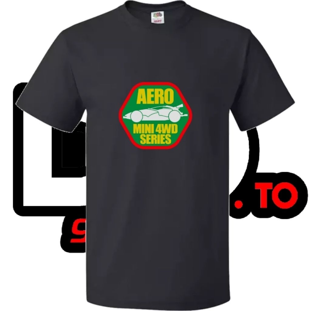 Baju Kaos T shirt Tamiya Aero mini 4wd Series