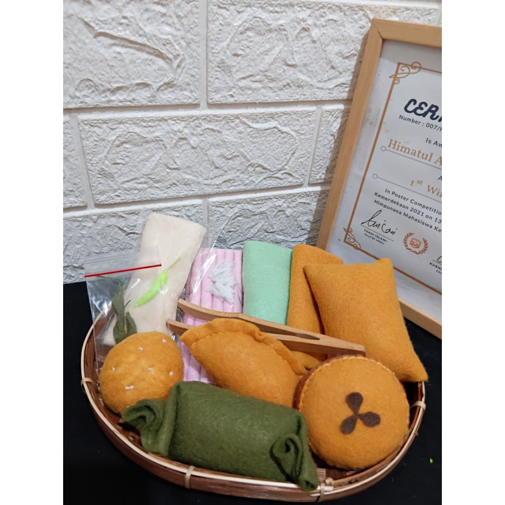 ASACRAFT25 - PME10 - PAKET MAINAN EDUKASI  JAJANAN PASAR OLEHHIMA