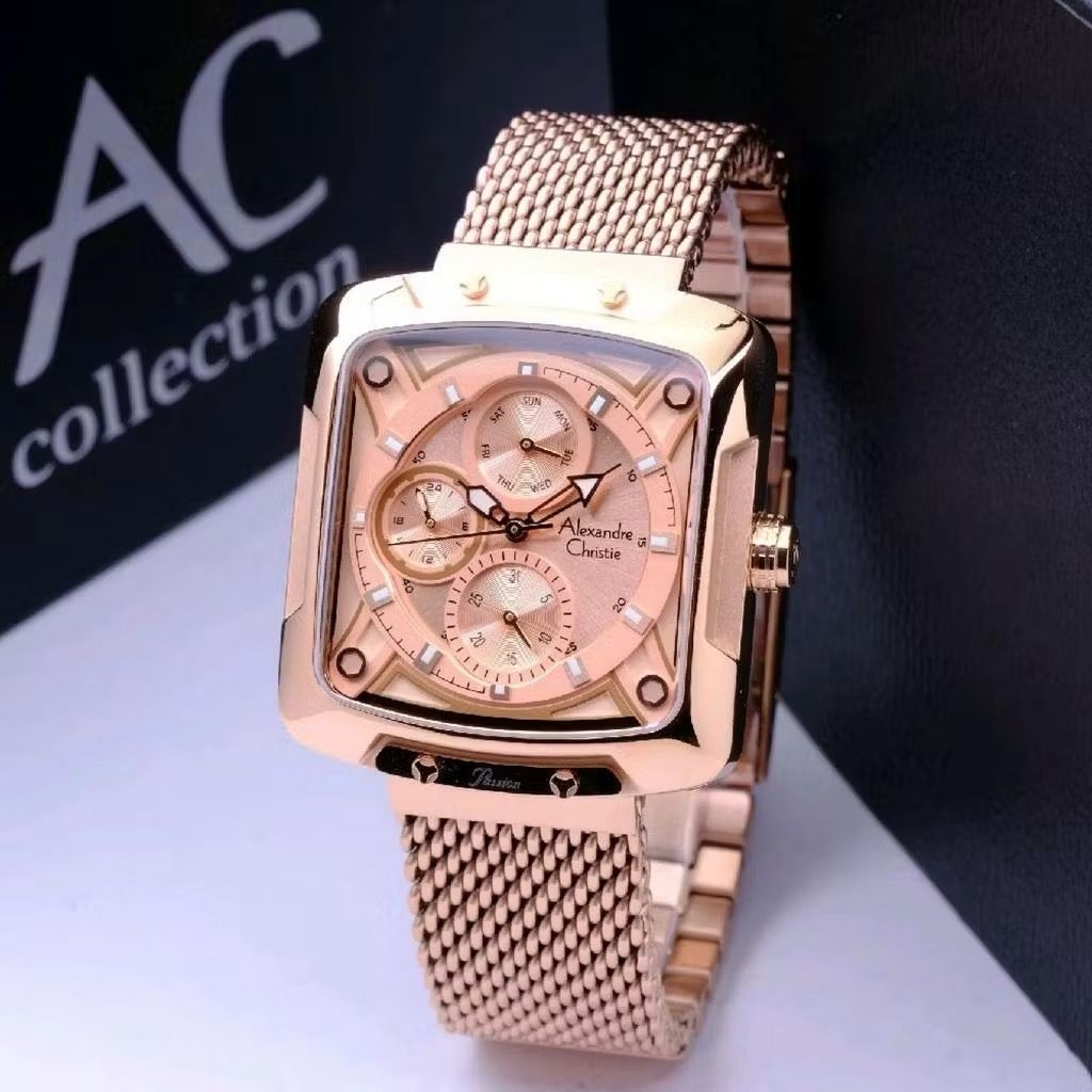 Jam Tangan Wanita Alexandre Christie 3030 AC3030 Rantai [ORIGINAL]