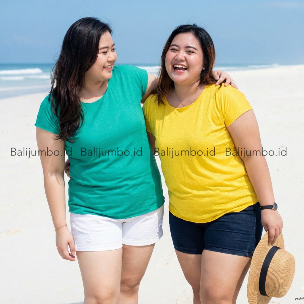 ATASAN BAJU KAOS POLOS JUMBO LD MAKS 140CM BAHAN KAOS JERSEY ADEM MELAR