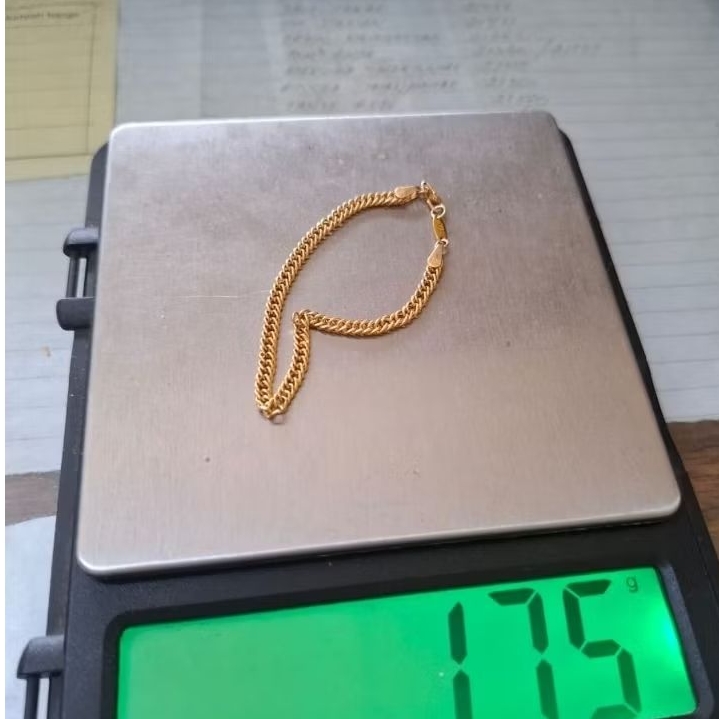 gelang gold - emas 22k - kadar 700 - harga discont