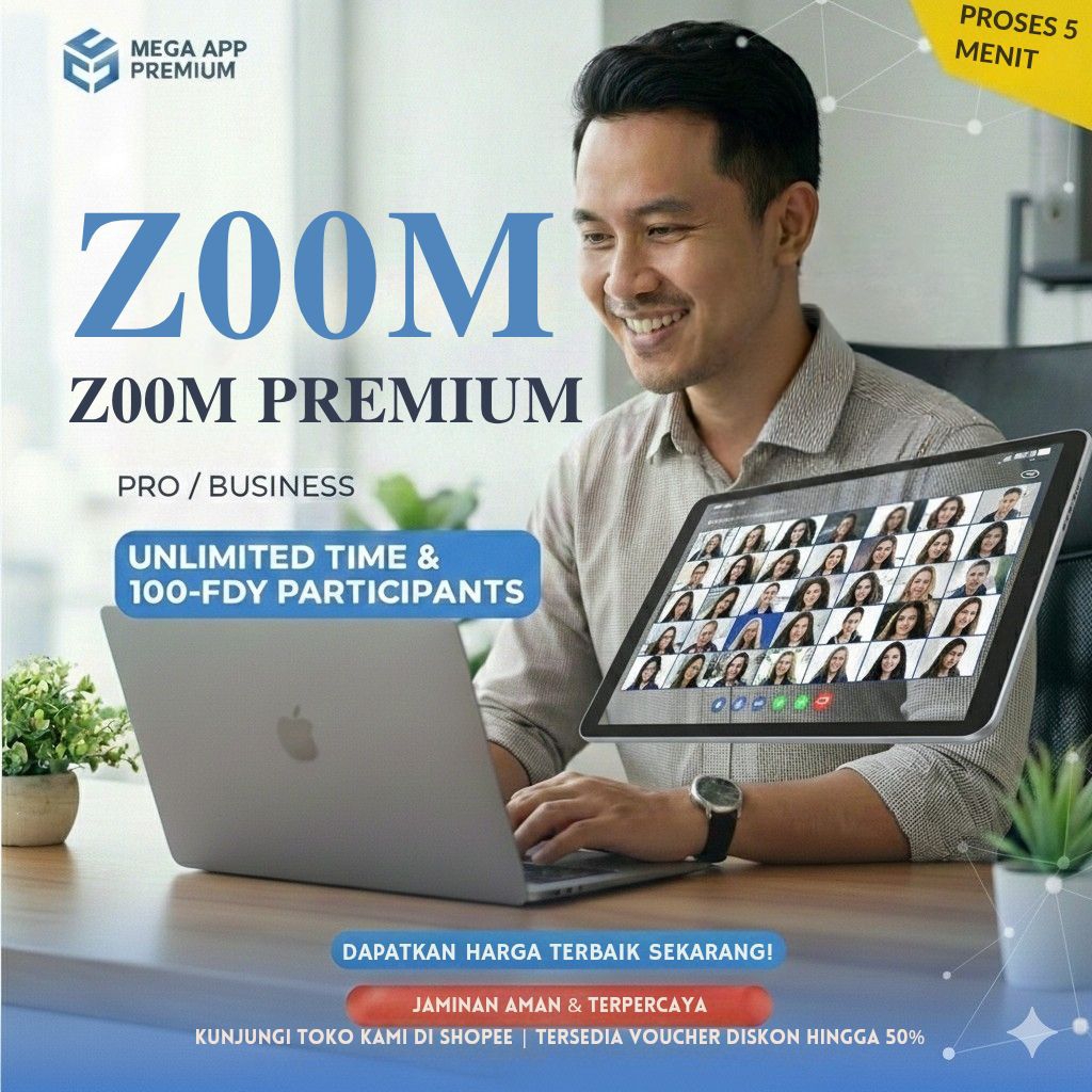Z00M PREMIUM PRO 2 Minggu 100 Peserta 14 Hari Akun Sendiri Bukan Barengan Garansi Full Anti Limit Me
