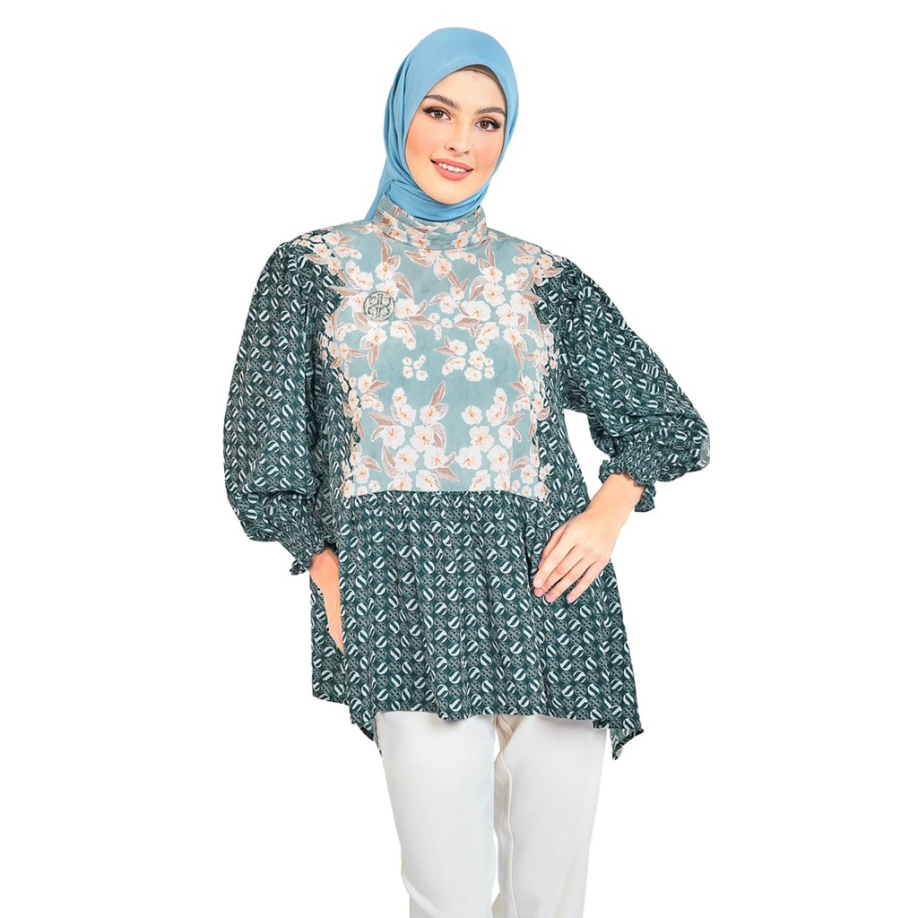 (NEW) Nada Puspita Viola Blouse Teal