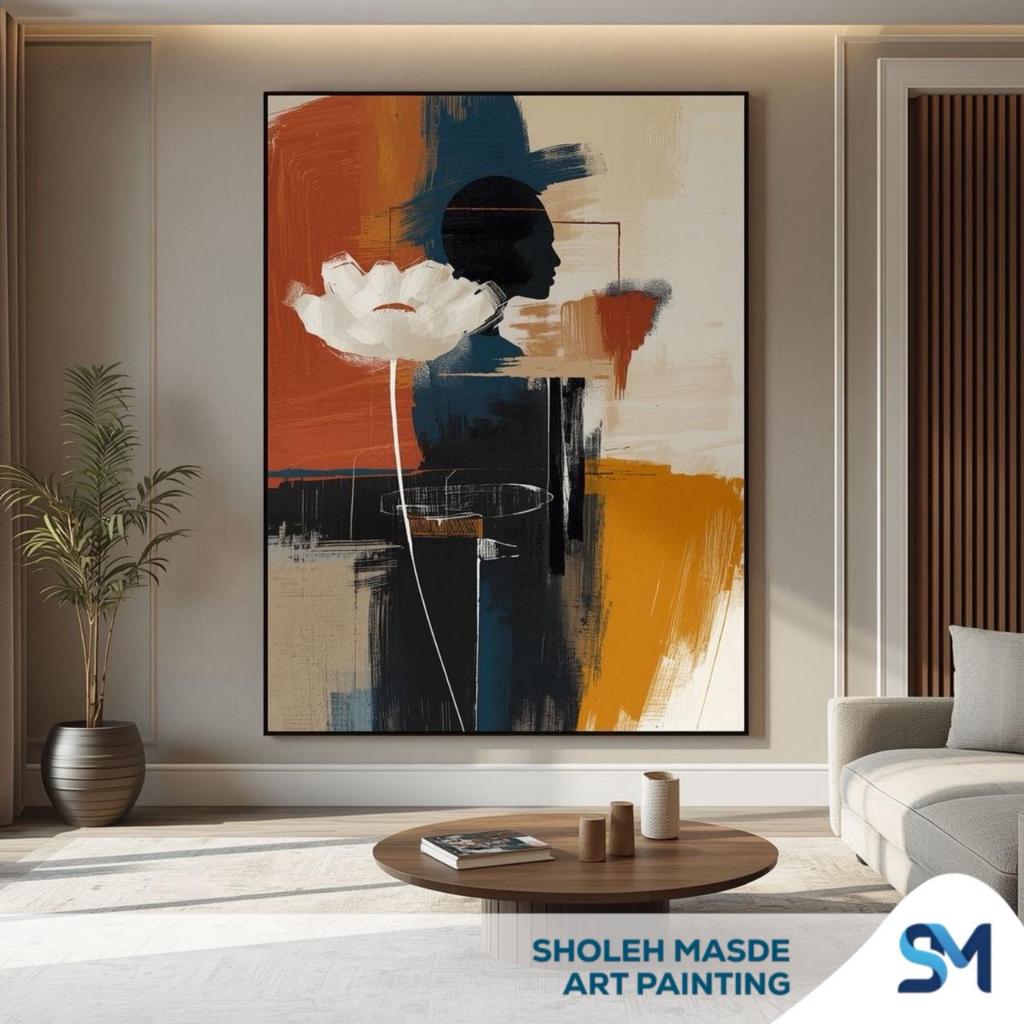 Lukisan Abstrak Modern Minimalis Lukisan Abstrak Aesthetic