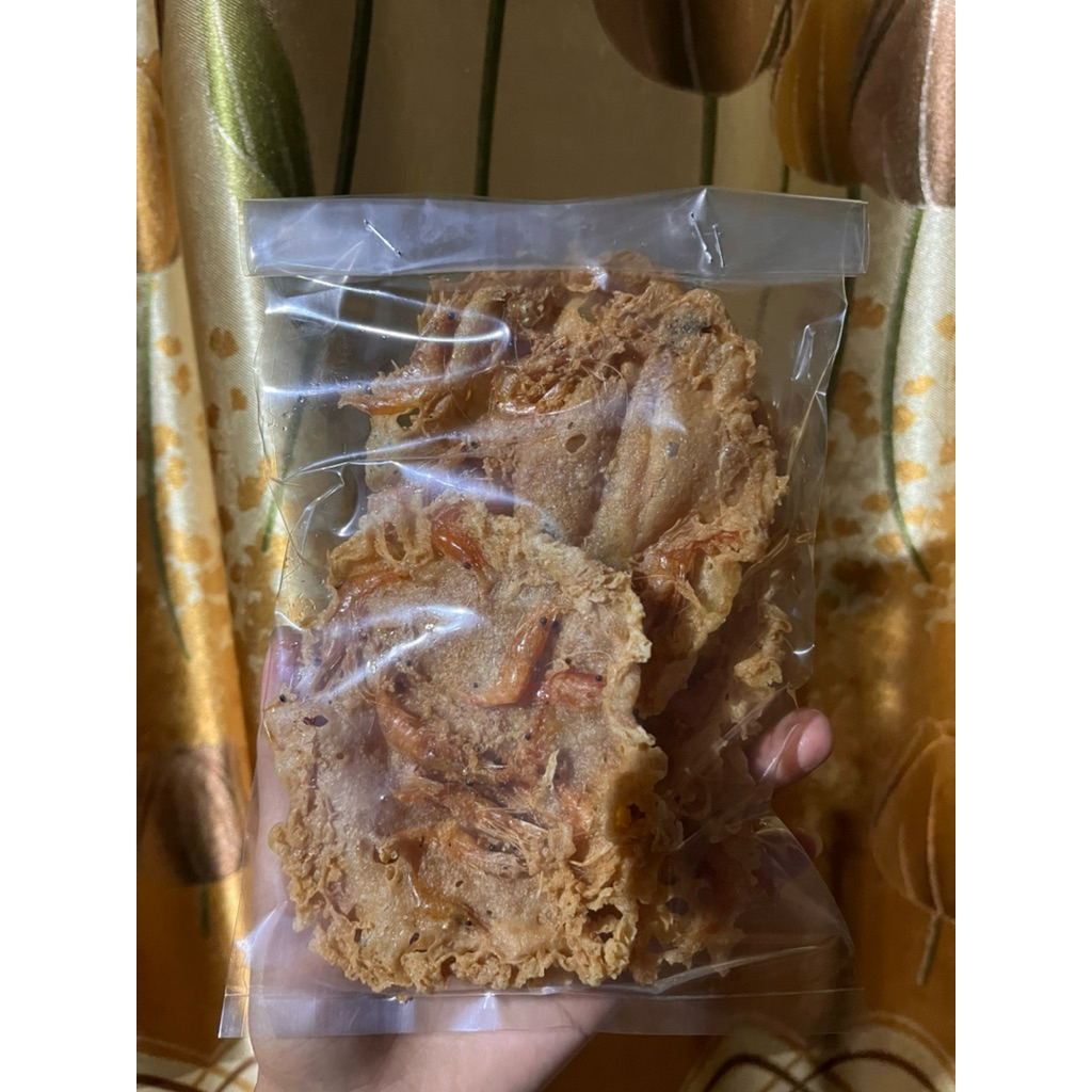 peyek udang lokal fresh