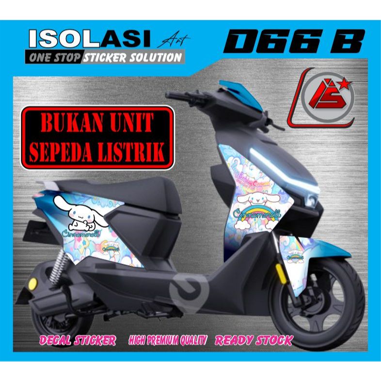 D66B/T78B decal sticker full body untuk sepeda listrik Uwinfly D66b/T78B -sticker decal untuk sepeda