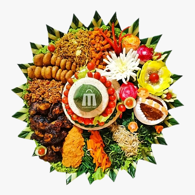 Nasi Tumpeng Kuning Ukuran Besar Porsi Bervariasi