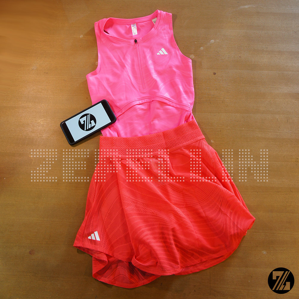 BAJU SETELAN ROK TENNIS / PADEL ADIDAS TENNIS PRO CLIMACOOL BODYSUIT & SKIRT