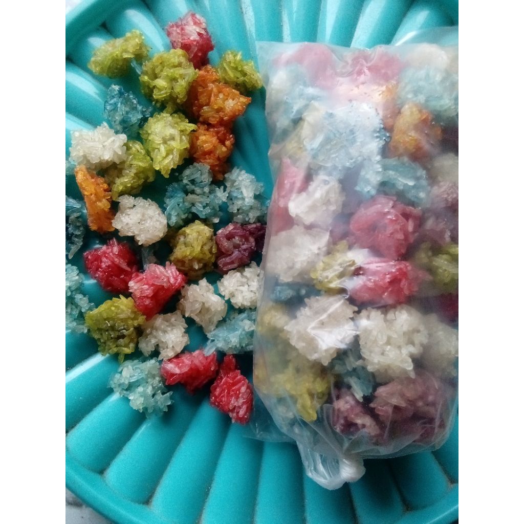 rengginang mini rainbow