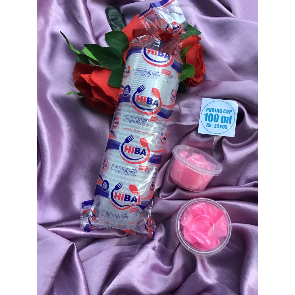 Cup Puding 100ml / Thinwall Cup Puding HIBA 100ml / Sauce Cup - HIBA 100ml