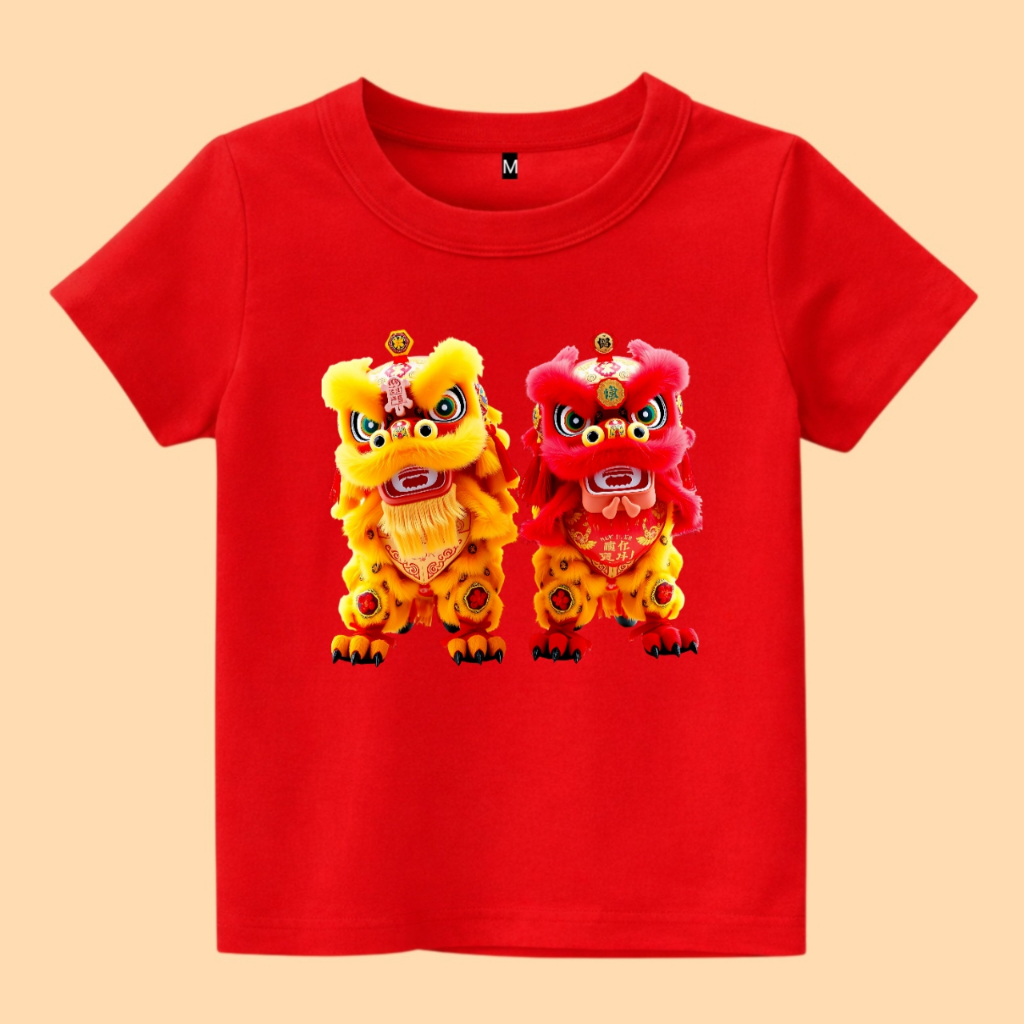 Baju kaos atasan anak barongsai