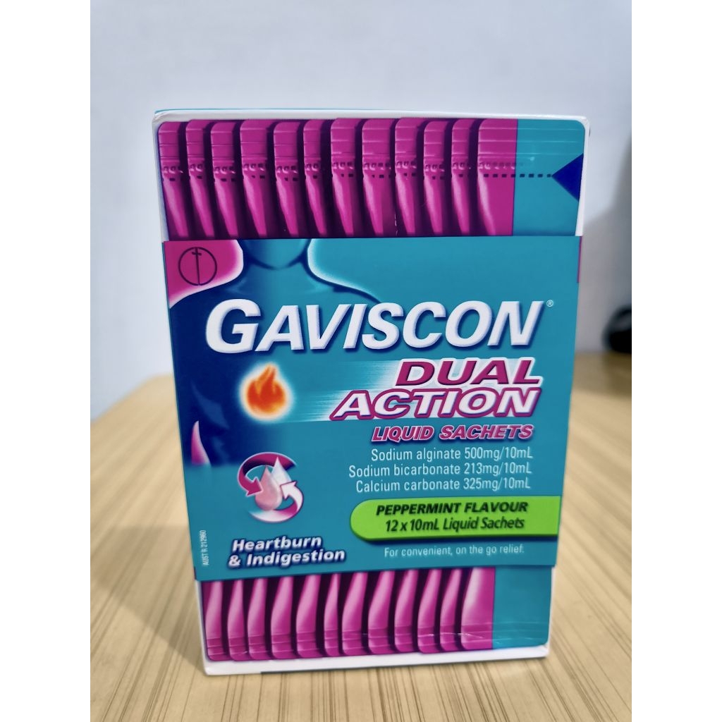 Gaviscon dual action liquid 12 sachet