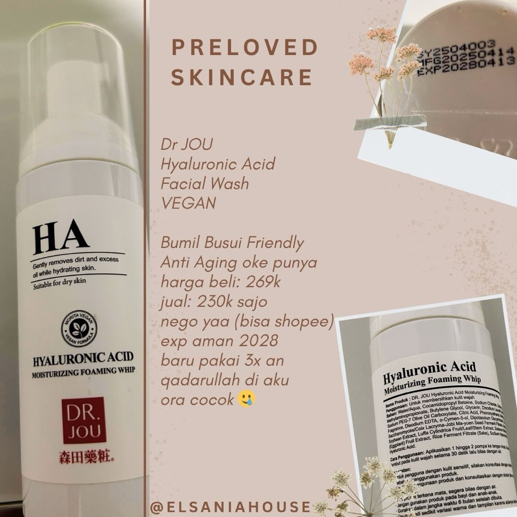 DR JOU FACIAL WASH PRELOVED LIKE NEW