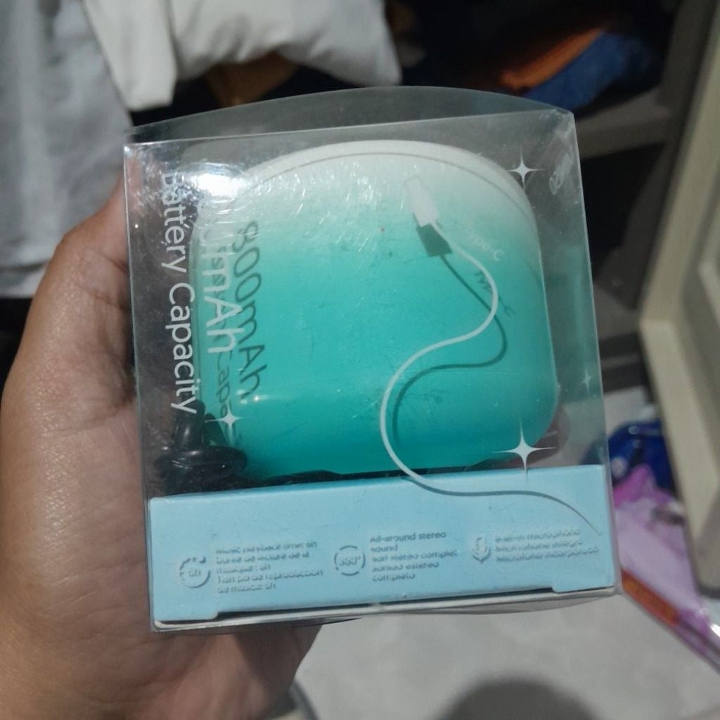 [PRELOVED] MINISO Speaker Bluetooth Wireless Gradient 800mah Bass Surround 360° 12 Jam Speaker Porta