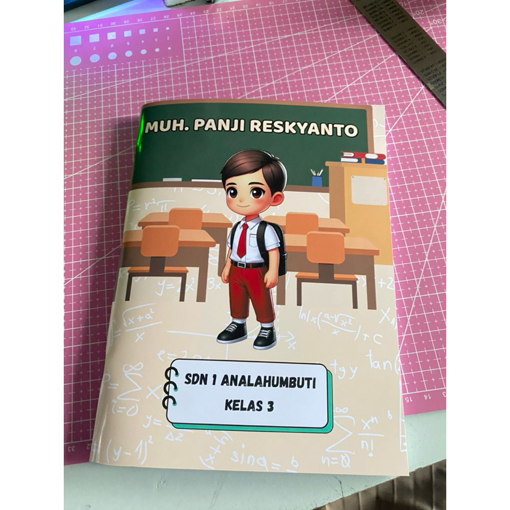 Buku Tulis Custom Tema anak sekolah SD