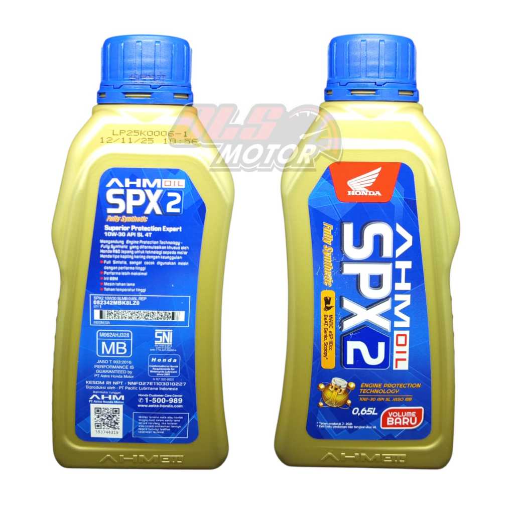 OLI MESIN MATIC AHM SPX 2 650ML 0.65 L ahm oil spx2