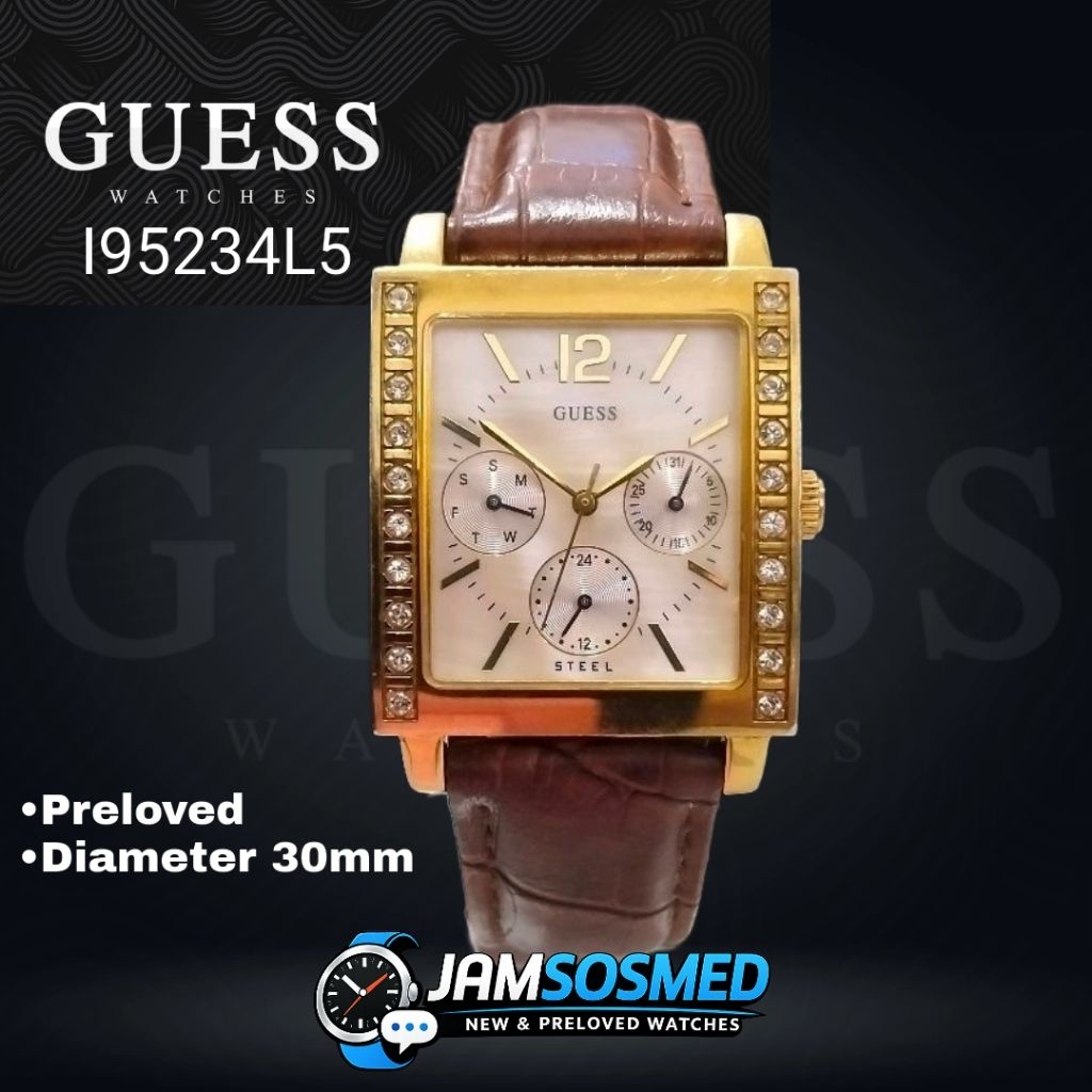 Jam Tangan Wanita Guess Steel 195234L5 Original // Preloved Watches
