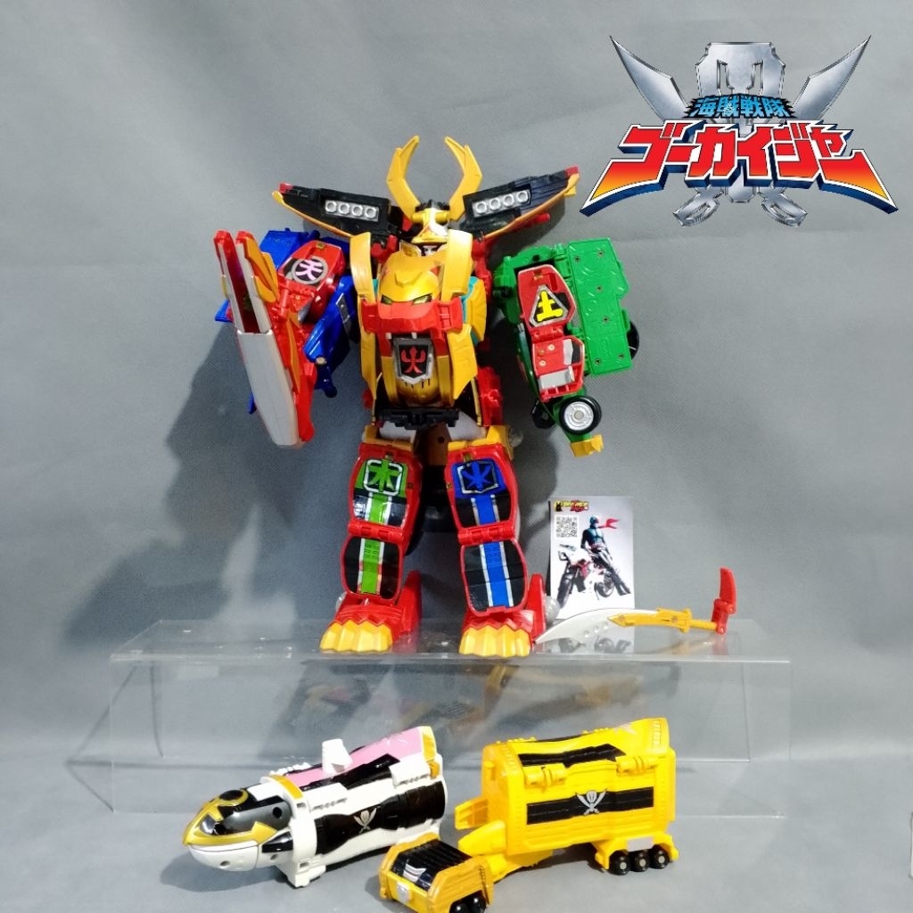 DX Megazord Gokai Oh Gattai Gao Lion Super Sentai Gokaiger Series Original BANDAI Japan version