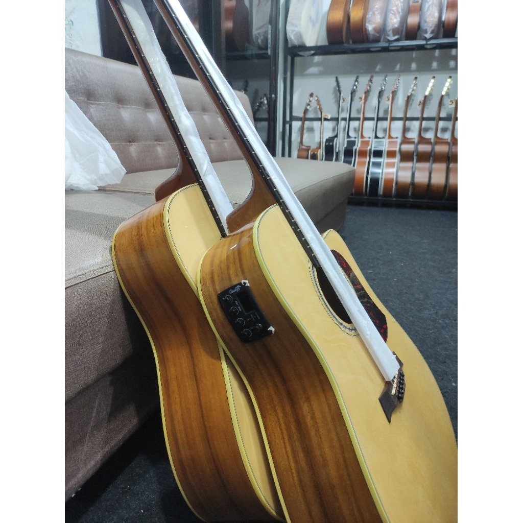 Gitar Akustik Elektrik Cowboy Gwc 360 Nt Eq Aw-39 Free Tas