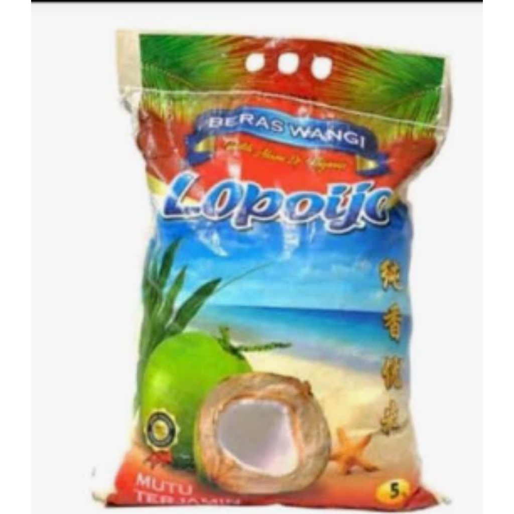 Beras lopo ijo 10kg(dikirim 5kg x 2)