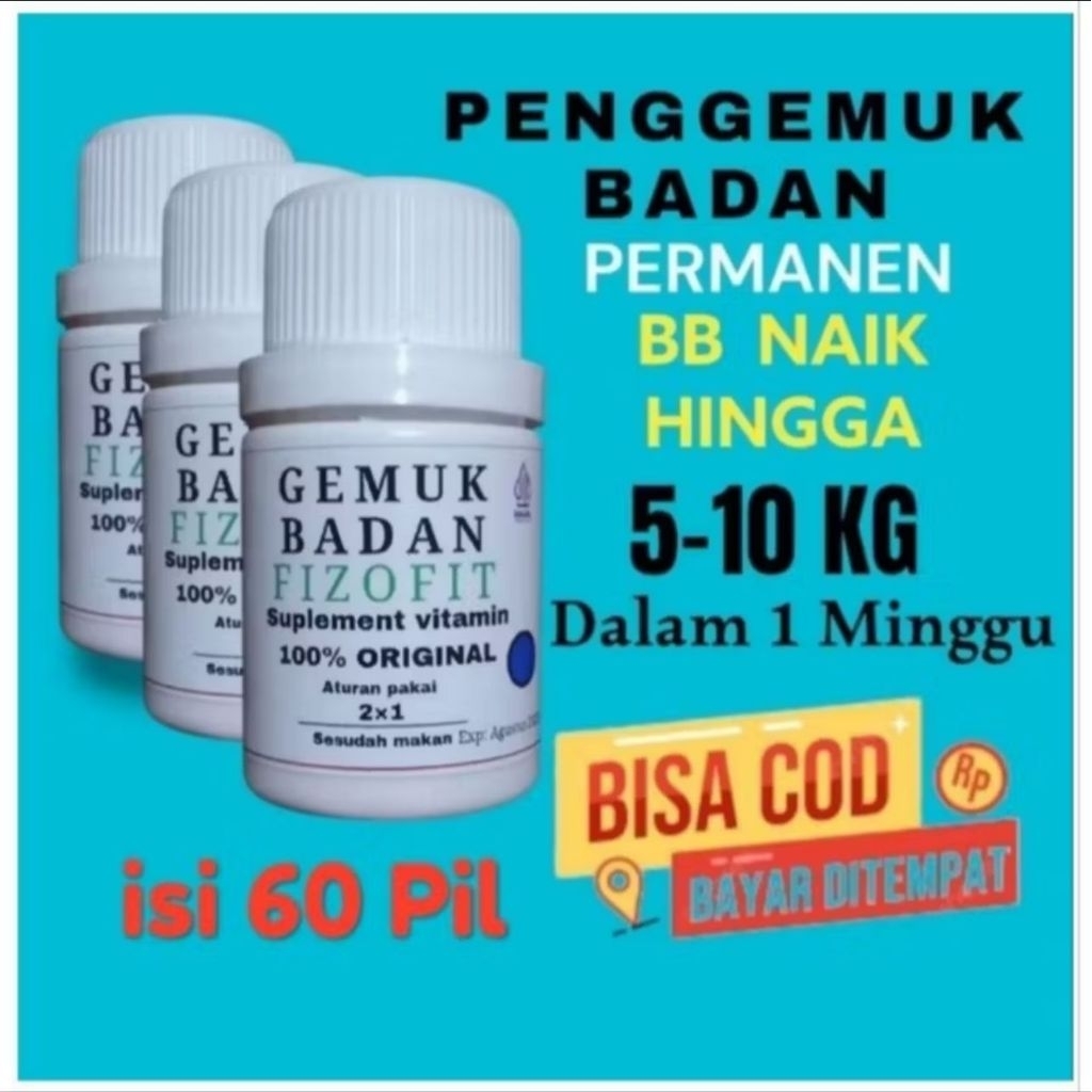 Fizofit Gemuk Badan Penggemuk Badan isi 60