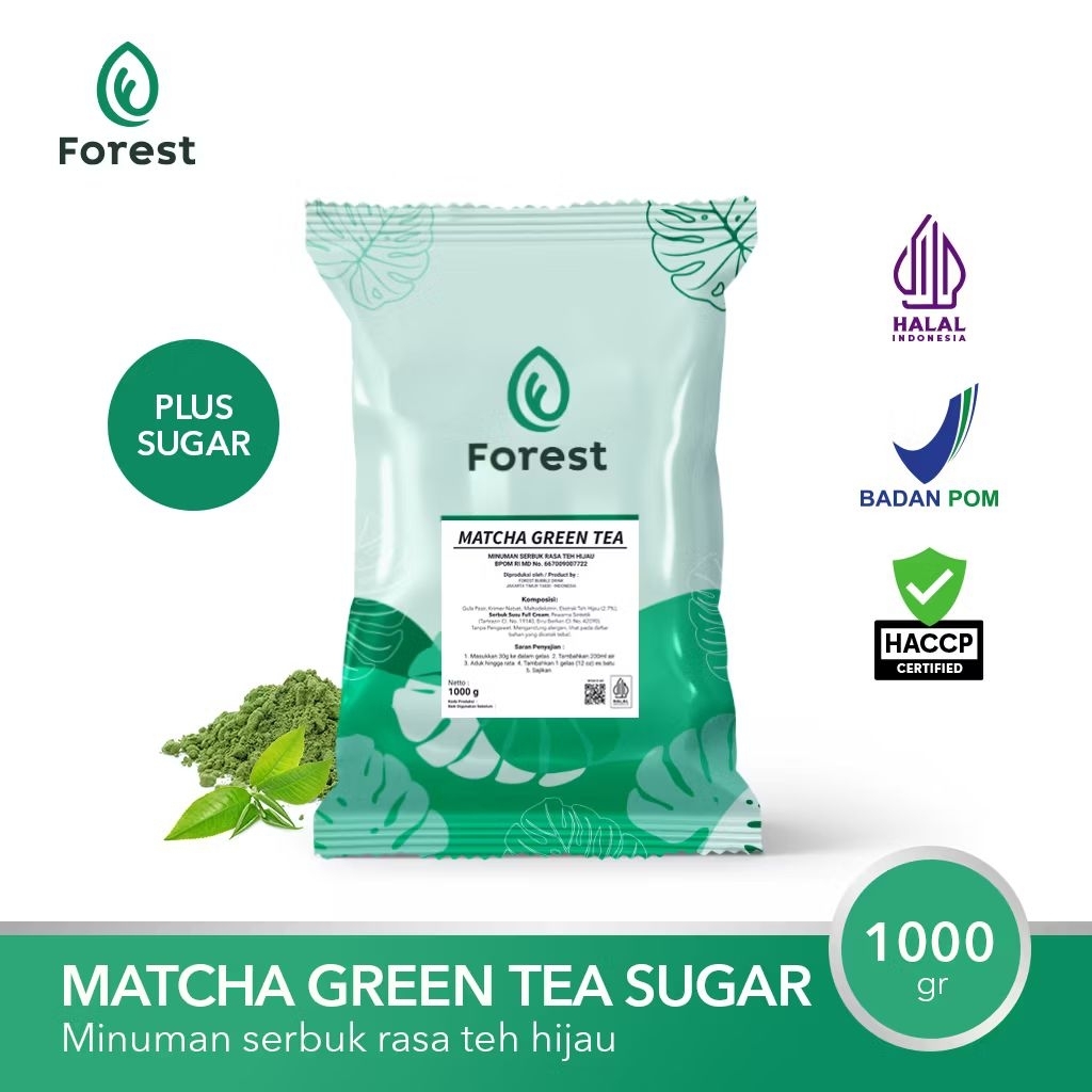FOREST MATCHA GREENTEA 250GR